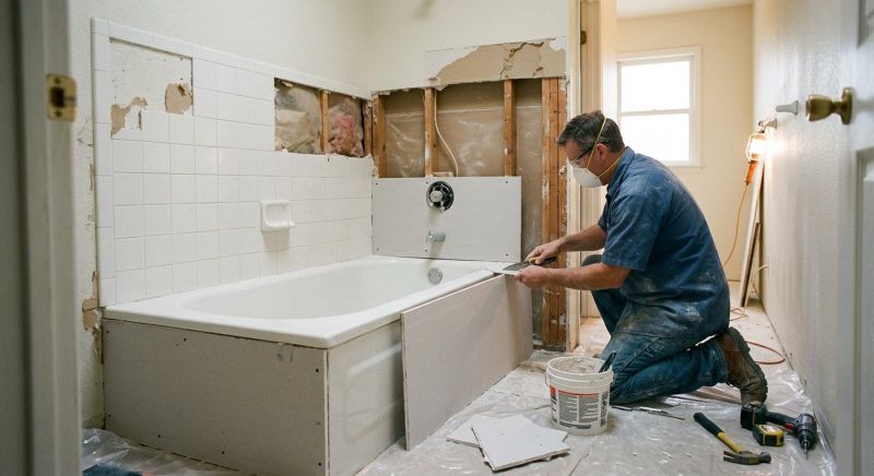 Bathroom Drywall Replacement in Alpharetta, GA