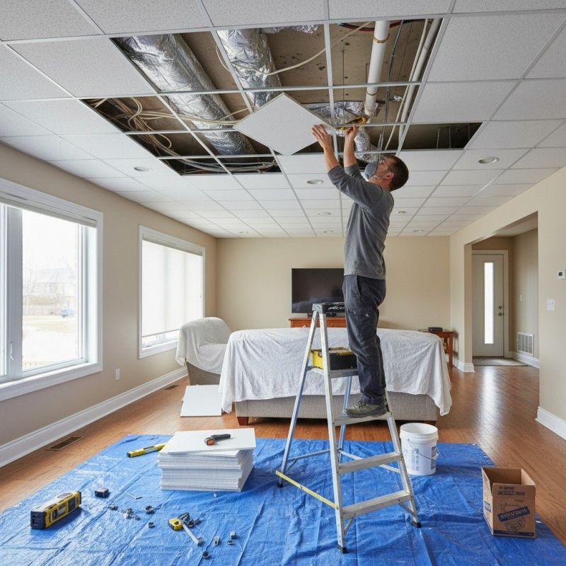 Ceiling Drywall Repair