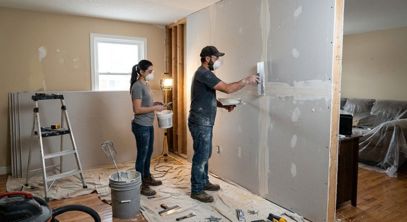 Drywall Finishing Service in Overland Park, KS