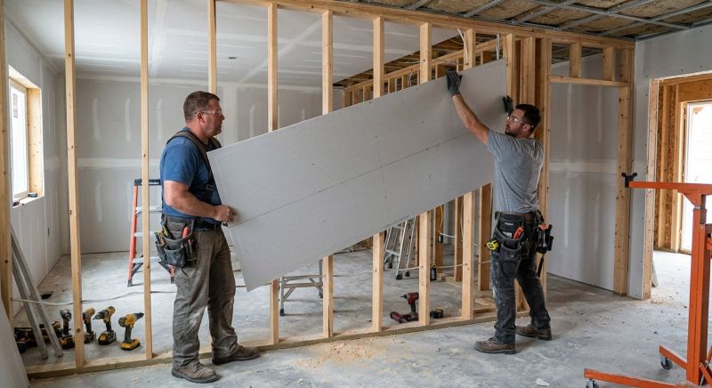 Garage Wallboard Installation in Conroe, TX