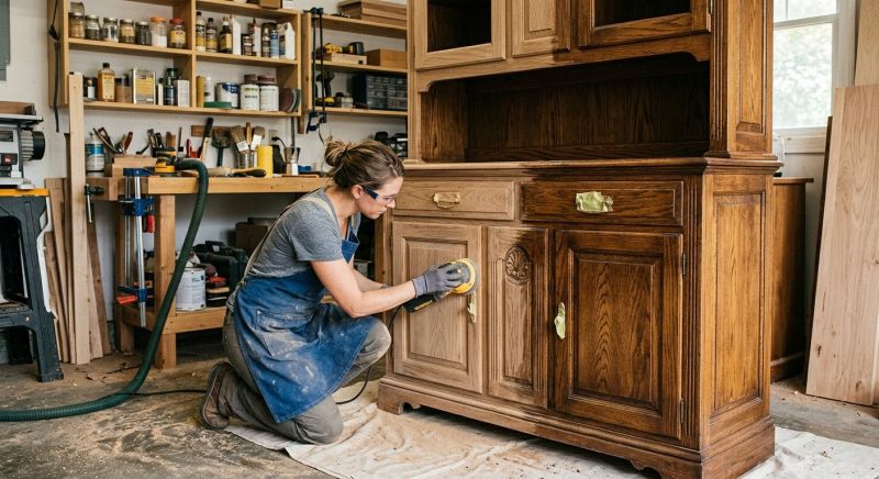 Kitchen Cupboard Refinishing in Dayton, OH