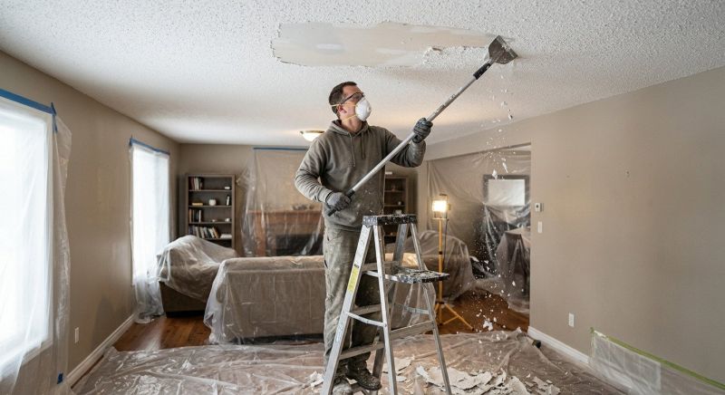 Popcorn Ceiling Stripping in Waco, TX